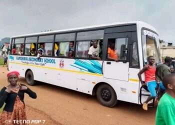 New school bus excites students and teachers at Kapchorwa SS